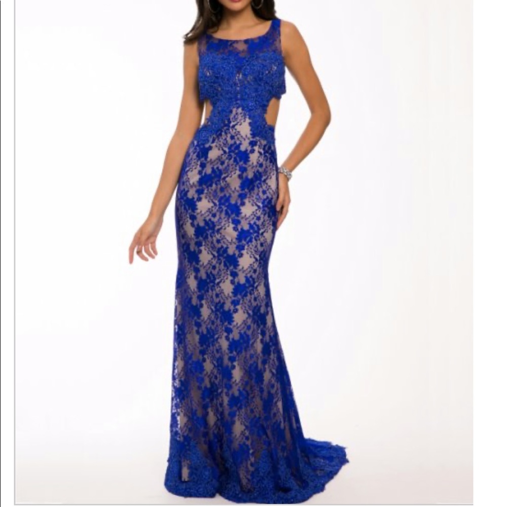 Henri’s cloud nine / Jovani blue lace gown